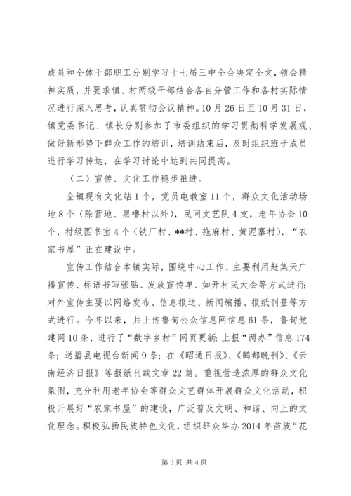 乡镇政府工作总结暨某年工作打算.docx