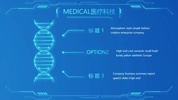 智慧医院医疗科技信息化建设工作总结报告计划动态PPT模板