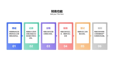 简约风并列关系6项PPT图文页