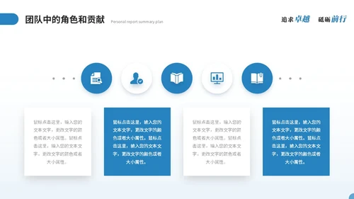 简约商务个人述职报告工作总结工作汇报年终述职ppt模板