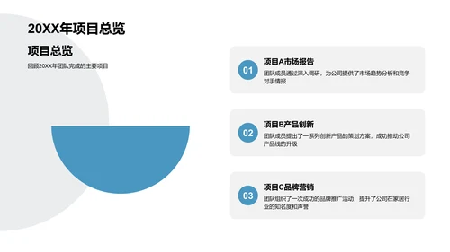 家居团队年度总结PPT模板