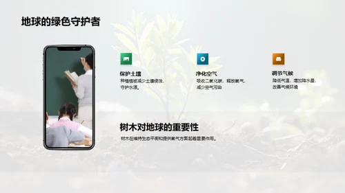 亲子植树 共护环境