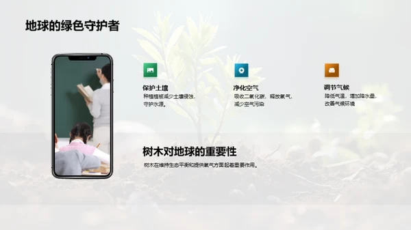 亲子植树 共护环境