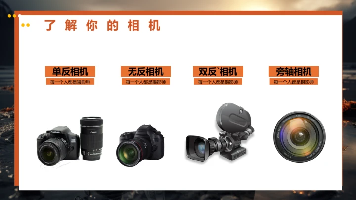 每一个人都是摄影师专业摄影基础入门知识培训课件PPT