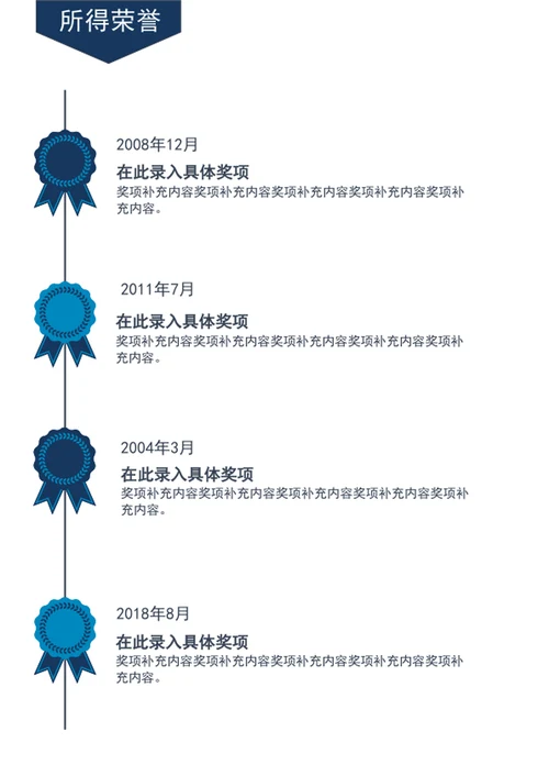 军人军校生军转业个人简历模板word简历