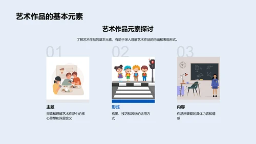 艺术赏析教学PPT模板