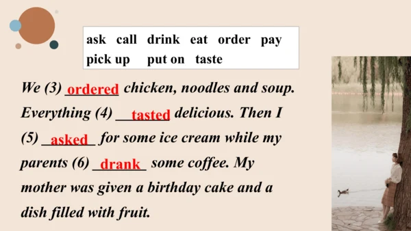 Module 6 Eating together Unit 3 Language in use  课