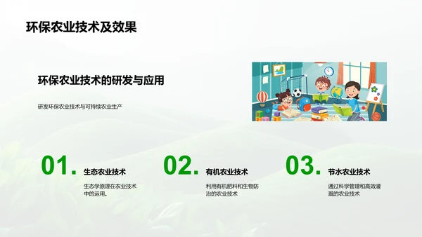 农业生态平衡答辩报告PPT模板