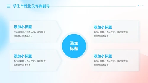 渐变清新弥漫风教师述职报告教师工作总结PPT