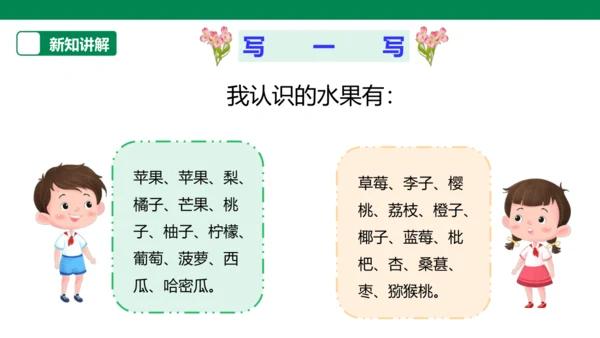 【人教版】《综合学习与实践》第12册   第12课 水果市场调查  课件