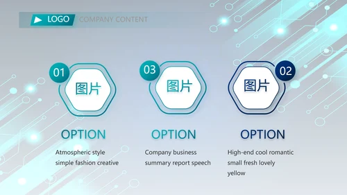 蓝色科技感年终工作总结汇报动态PPT