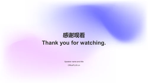 紫色炫酷渐变年度工作总结