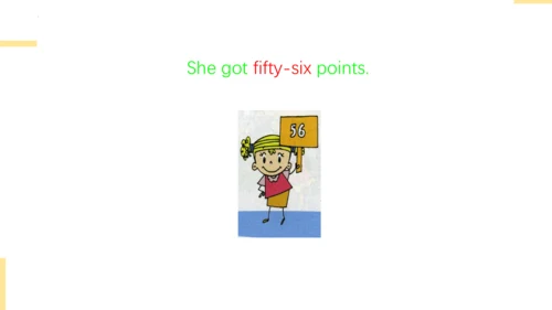 Module 6 Unit 2 They got fifty points.  课件(共26张PPT