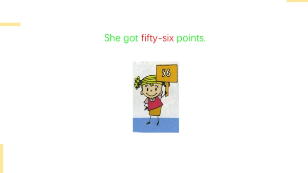 Module 6 Unit 2 They got fifty points.  课件(共26张PPT