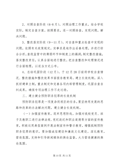 学校党风廉政建设工作.docx