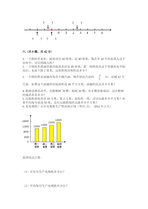 小学六年级升初中模拟试卷含精品答案.docx