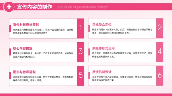 粉色护士节庆祝活动策划PPT模板