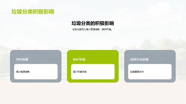 绿意乡村：我们的行动