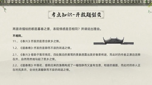 浅色古风高考诗歌鉴赏PPT模板宣传PPT动态PPT