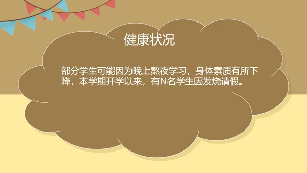 黄色简约风中学家长会PPT模板