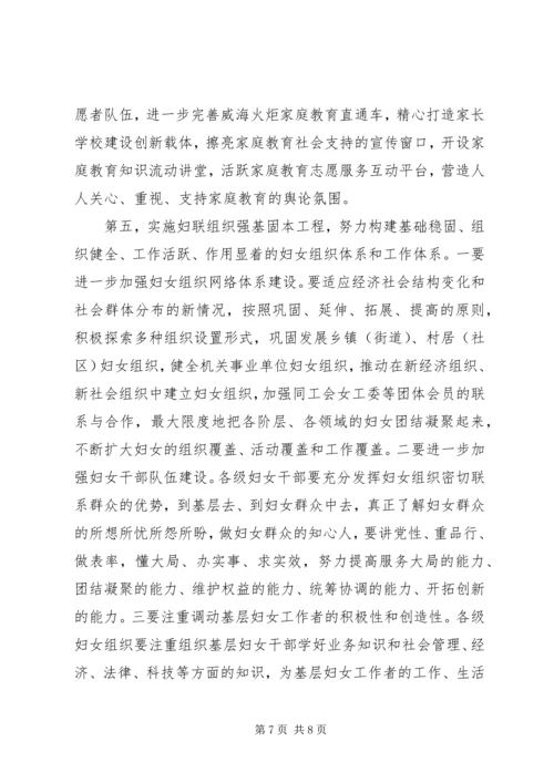 妇女代表大会工作报告 (4).docx