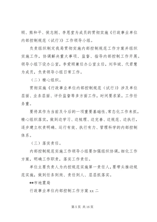 行政事业单位内部控制工作实施方案-行政事业单位内部控制现状.docx