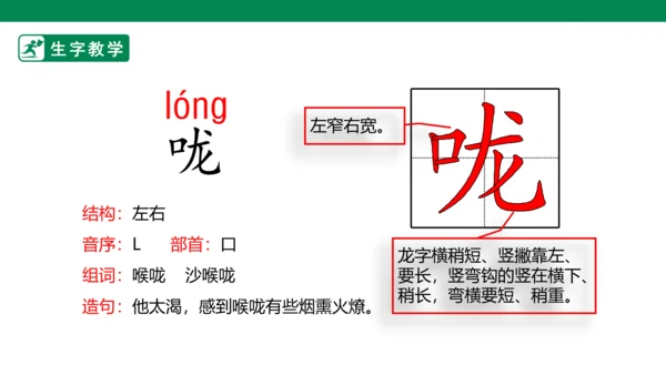 13 人物描写一组 生字动画课件