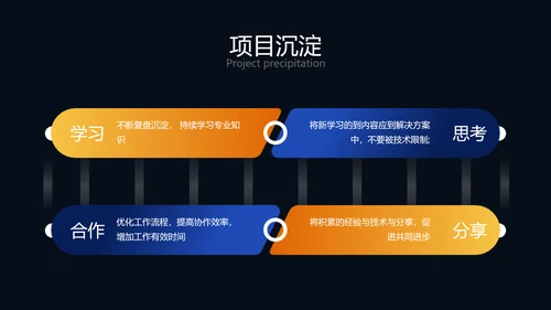 炫酷时尚风年度工作总结PPT模板