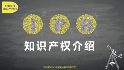 IPR知识产权介绍通用PPT模板