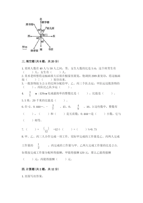 小学六年级下册数学期末卷及参考答案（a卷）.docx