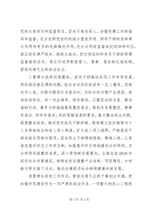 在巡视整改专题民主生活会上的发言提纲【参考范文】.docx