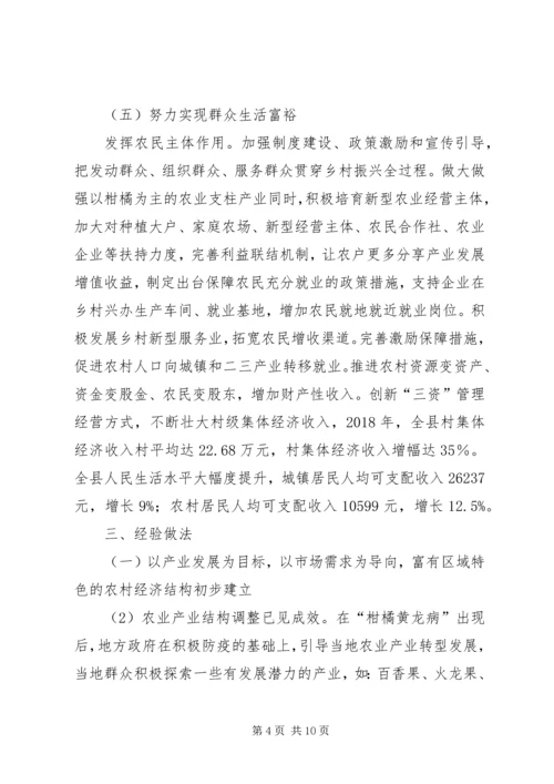 实施乡村振兴战略专题调研报告.docx