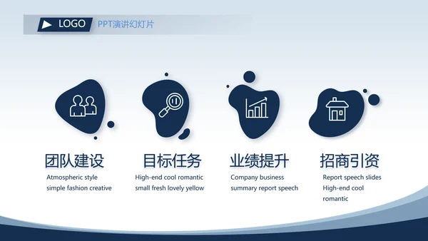 蓝色医疗眼科工作总结汇报动态PPT