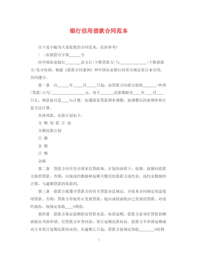 2023年银行信用借款合同范本2.docx