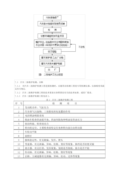 汽车维护、检测、诊断技术规范.docx