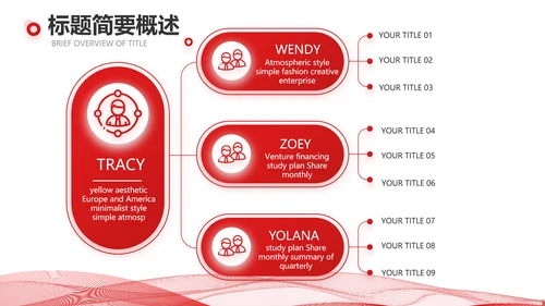 红色简约企业简介企业文化PPT动态模板