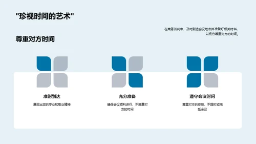 谈判礼仪与成功