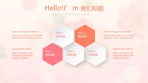 粉色唯美春季护肤动态PPT