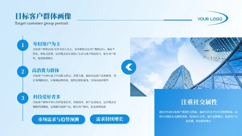 蓝色商务风创意商业计划书PPT模板