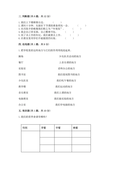 一年级上册道德与法治期末测试卷附答案【名师推荐】.docx