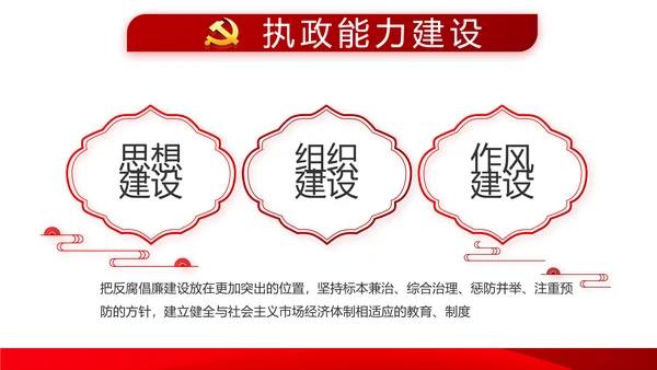 红色十九届五中全会新开局民主之治动态PPT