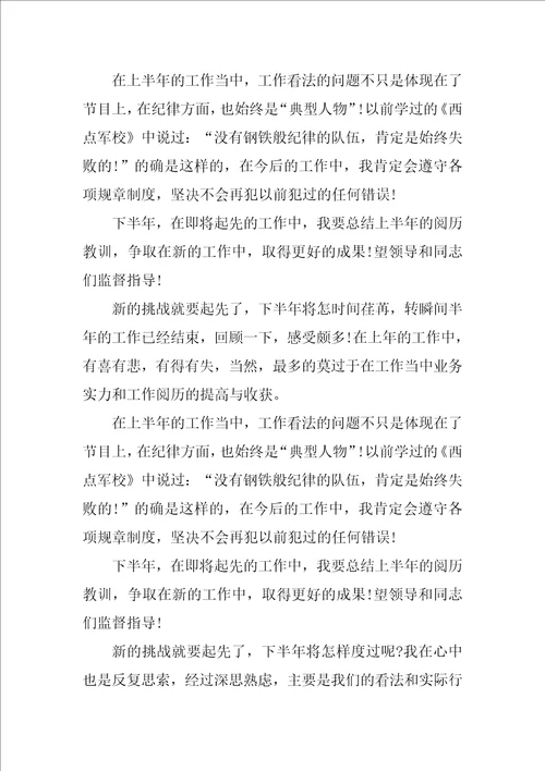业务员个人半年的工作总结