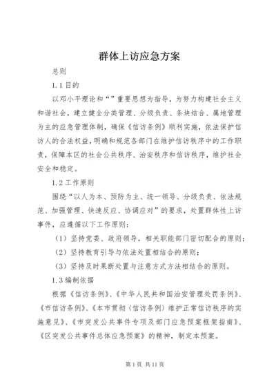 群体上访应急方案.docx