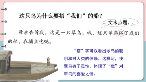 第15课《搭船的鸟》（第二课时）课件