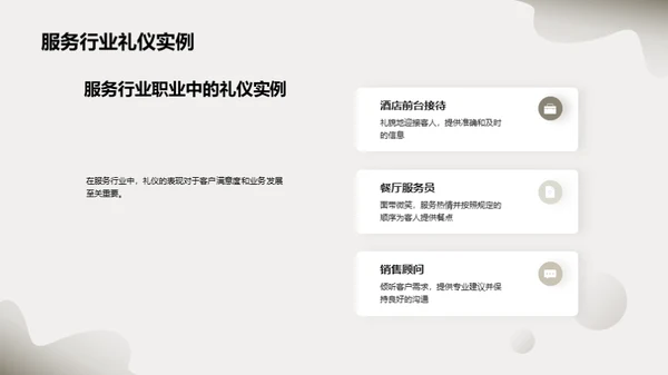 礼仪在职业中的应用