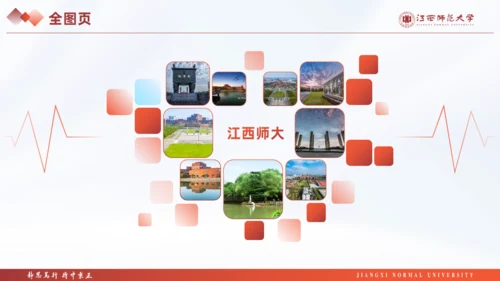 江西师范大学毕业课题论文答辩通用PPT模板