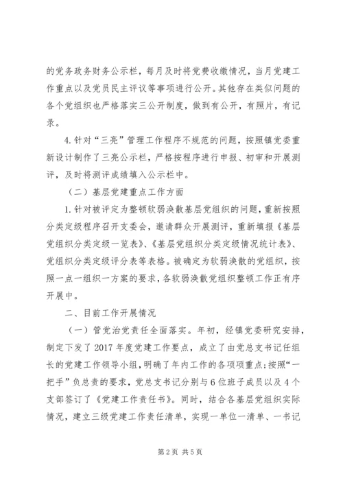 村级基层党建工作自检自查情况汇报 (2).docx