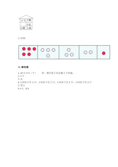 北师大版一年级上册数学期末测试卷【满分必刷】.docx