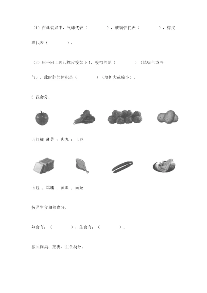 教科版四年级上册科学期末测试卷附解析答案.docx