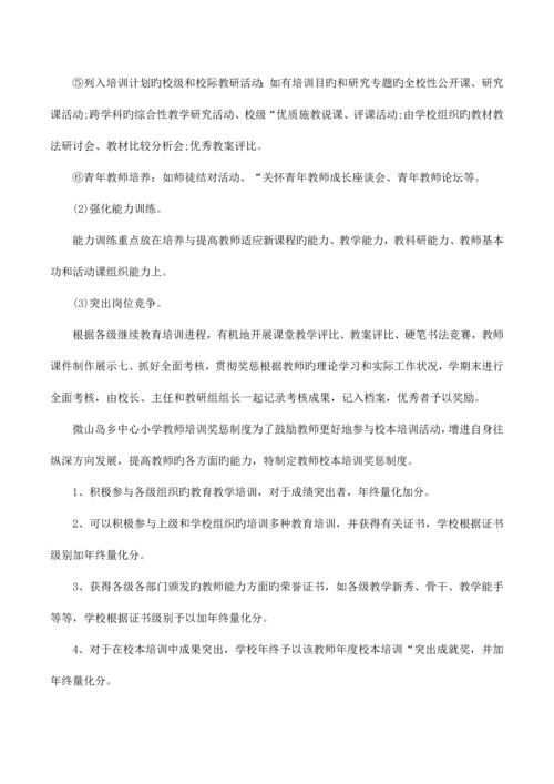 教师培训考核制度.docx